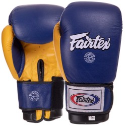 Боксерські рукавички шкіряні Fairtex 12-16 унцій, код: BO-3783-S52