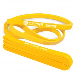 Еспандер-петля (гумка для фітнесу і кроссфіту) Power System CrossFit Level 1 Yellow (опір 4-25 кг), код: PS-4051_Yellow
