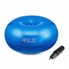 М"яч для фітнесу (фітбол) 4Fizjo 900х450 мм Anti-Burst синій, код: 4FJ0284