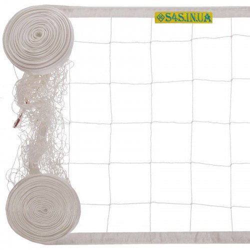 Сітка для волейболу PlayGame Преміум 15 Норма 9x0, 9м білий, код: SO-9554_W Сітка для волейболу PlayGame Преміум 15 Норма 9x0, 9м білий, код: SO-9554_W