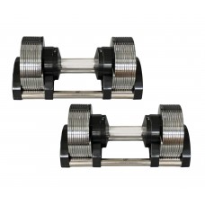 Гантель набірна Generation Fitness GF3-20kg, 2x3-20 кг, хром, код: 523183-AX