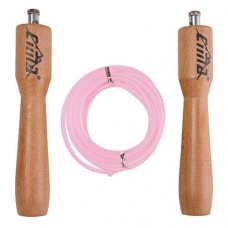 Скакалка Cima 3000мм, ручка дерево, код: CM587-WS Скакалка Cima 3000мм, ручка дерево, код: CM587-WS