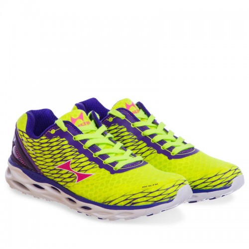 Кросівки для спортзалу Health, розмір 39 (24,5см), салатовий-фіолетовий, код: 899-2_39LGV