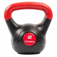 Гиря вінілова Toorx PVC 2 кг Black/Orange, код: 931124-SVA Гиря вінілова Toorx PVC 2 кг Black/Orange, код: 931124-SVA