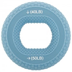 Еспандер кистьовий Кільце Jello навантаження 40LB-50LB, синій, код: JLA472_BL