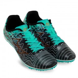 Шиповки для легкої атлетики Health розмір 37, чорний-бірюзовий, код: 1110_37BK