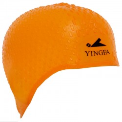 Шапочка для плавання на довгі коси Yingfa, помаранчевий, код: C0061_OR