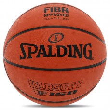 М'яч баскетбольний гумовий Spalding Varsity, №6 помаранчевий, код: 84421Y6-S52