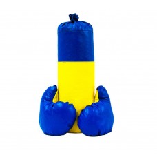 Боксерский набор Toys Ukraine маленький Strateg, синій-жовтий, код: 34364-T