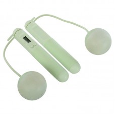 Скакалка бездротова розумна FitGo 3в1 з кулями ø6см, тросом та лічильником калорій, м"ятний, код: FI-0782_M