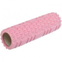 Ролер масажний циліндр (ролик мфр) FitGo Grid Combi Roller 25см, рожевий, код: FI-0356_P Ролер масажний циліндр (ролик мфр) FitGo Grid Combi Roller 25см, рожевий, код: FI-0356_P