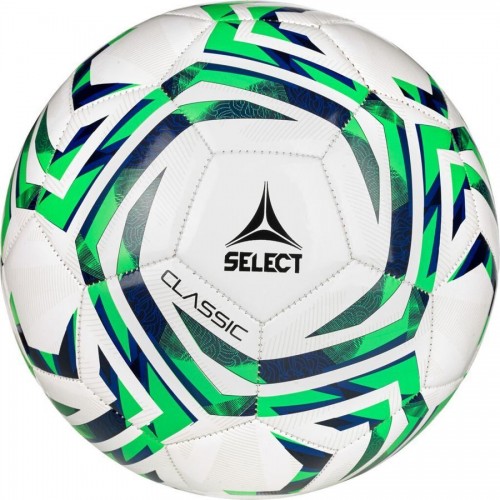 М"яч футбольний Select FB Classic v25 №4, білий-зелений, код: 5703543395361