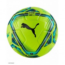М"яч футбольний Puma team FINAL 21.1 FIFA Quality Pro Ball №5, салатовий-чорний-синій, код: 4062451442637