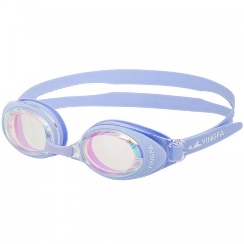 Окуляри для плавання дорослі дзеркальні лінзи Yingfa фіолетовий, код: Y6600AF-M_V