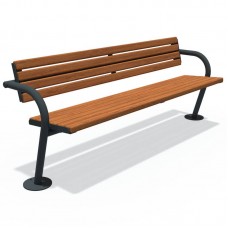 Лавка InterAtletika Вільнюс, 1950х562х767 мм, код: LP710-SM