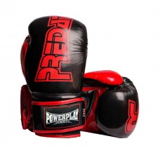 Боксерські рукавиці PowerPlay чорні карбон 8 унцій, код: PP_3017_8oz_Black