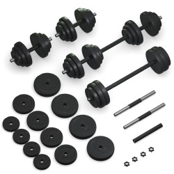 Гантелі з функцією штанги 2в1 Fit-On 38кг, код: 2020-0008 Гантелі з функцією штанги 2в1 Fit-On 38кг, код: 2020-0008