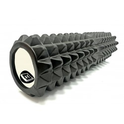 Масажний ролик EasyFit Grid Roller v.2.2, 450х145 мм, чорний, код: EF-2028-BK-EF Масажний ролик EasyFit Grid Roller v.2.2, 450х145 мм, чорний, код: EF-2028-BK-EF