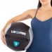 М"яч набивний медичний для кросфіту LiveUp 5кг, чорний-сірий, код: LP8100-5
