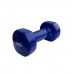 Гантель для фітнесу з вініловим покриттям Generation Fintess FF51D3B-3kg, 1х3 кг, синій, код: 523436-AX