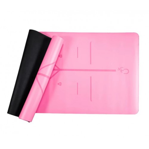 Мат для йоги Generation Fitness 183х61х0,6 рожевий, код: 523392-AX