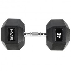 Гантель HMS Hex Pro 1х40 кг, код: 17-66-127-IN