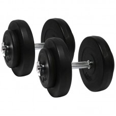 Гантелі WCG 2х10 кг з металевим грифом, код: 02010M-IF Гантелі WCG 2х10 кг з металевим грифом, код: 02010M-IF