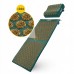 Килимок акупунктурний з подушкою 4Fizjo Ergo Mat XL Аплікатор Кузнєцова Navi Green/Gold, код: P-5907739315083