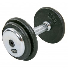 Гантель цільна професійна сталева пофарбована Record 1х7,5кг, чорний, код: TA-7231-7_5-S52 Гантель цільна професійна сталева пофарбована Record 1х7,5кг, чорний, код: TA-7231-7_5-S52