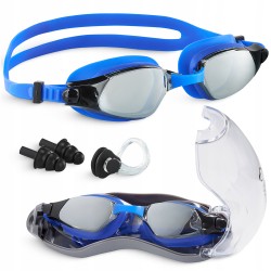 Окуляри для плавання Tsunami Anti-Fog 3 в 1 чохол, бервуха та затиск для носа, код: P-5905973401784