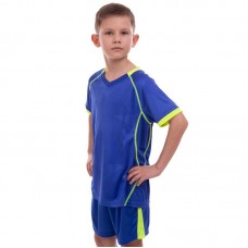 Форма футбольная детская PlayGame Lingo размер 24, рост 120-125, синий, код: LD-5019T_24BL-S52