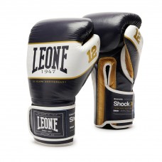 Боксерські рукавички Leone Shock X 14 унцій, темно-синій, код: 500207-RX
