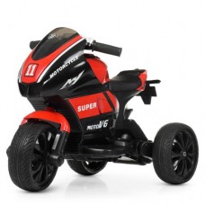 Дитячий електромобіль Bambi Мотоцикл, червоний код: M 4135EL-3-MP