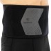 Пояс для тренажерного залу та схуднення LiveUp Sweat Waist Trimmer 1250x195x5мм, чорний-сірий, код: LP8718