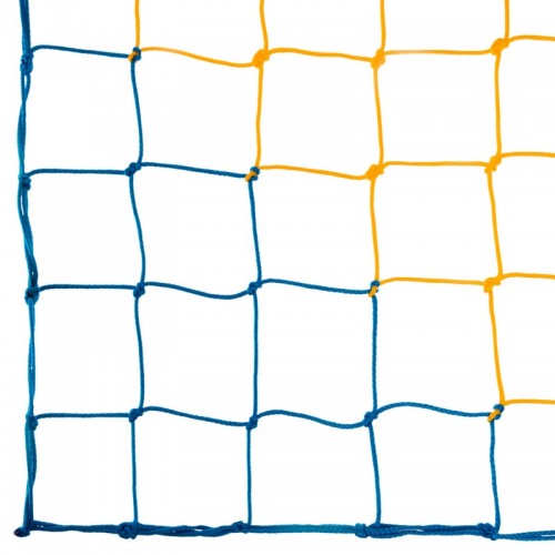 Сітка на ворота футбольна тренувальна PlayGame «Тренувальна Еліт 1,5» 5040х2040х1560 мм, жовтий-синій, код: SO-9570_YBL