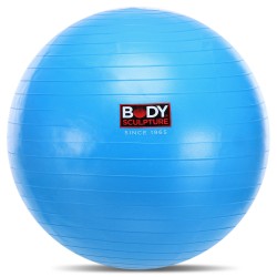Фітбол м"яч для фітнесу глянцевий Body Sculpture ø75см, синій, код: BJBB-001TBL-30N-S52