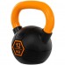 Гиря тренувальна цільна гумова LiveUp Urethane Competition Kettlebell 12кг, чорний-помаранчевий, код: UAZE5336-12