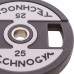 Диски полиуретановые Technogym с хватом и металлической втулкой 25кг (d-51мм), код: TG-1837-25-S52