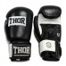 Рукавички боксерські Thor Sparring 16oz, шкіра, чорно-білі, код: 558(Leather) BLK/WH 16 oz.