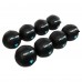 М"яч набивний медичний для кросфіту LiveUp 8кг, чорний, код: LP8103-8