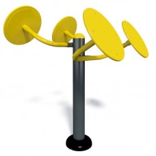 Тренажер м'язів плечового пояса незалежний InterAtletika 1233х1145х1524 мм, код: SE107-SM