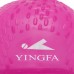 Шапочка для плавання на довгі коси Yingfa, малиновий, код: C0061_M
