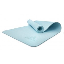 Килимок для йоги Adidas Premium Yoga Mat 1730х610х5 мм, світло-блакитний, код: 885652020237