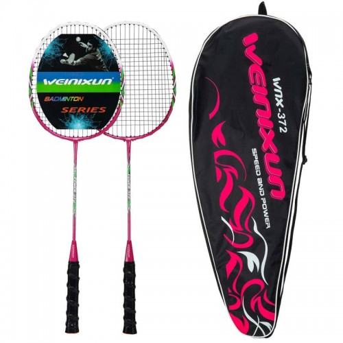 Набір для бадмінтону в чохлі Weinixun Speed And Power, рожевий, код: WNX-372_P Набір для бадмінтону в чохлі Weinixun Speed And Power, рожевий, код: WNX-372_P