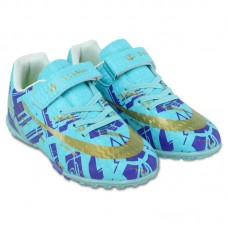 Сороконіжки футбольні дитячі S-LieNiao розмір 38, бірюзовий-фіолетовий, код: H357-1-32-38-1_38