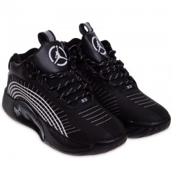 Кросівки для баскетболу Jdan розмір 40 (25см), чорний, код: F050-2_40BK