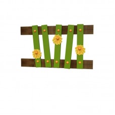 Секція огорожі InterAtletika Квіти, 860х55х500 мм, код: S764.9-SM
