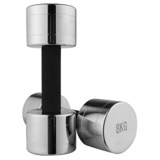 Гантель хромована FitGo 1х8 кг, код: 80034C-8 Гантель хромована FitGo 1х8 кг, код: 80034C-8