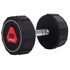 Гантель цільна професійна Li Nuo 1х20кг чорний, код: TA-3618-20-S52 Гантель цільна професійна Li Nuo 1х20кг чорний, код: TA-3618-20-S52