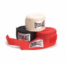 Бинти Everlast Core Hand Wraps 3 Pack 120 (304,8 см), чорний, білий, червоний, код: 009283623241